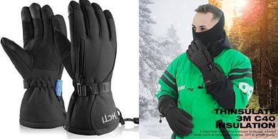 MCTi Waterproof Thinsulate Ski & Snow Gloves
