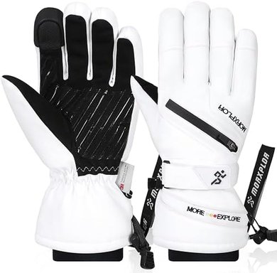 Warm, Waterproof Winter Ski & Snowboard Gloves with Thinsulate