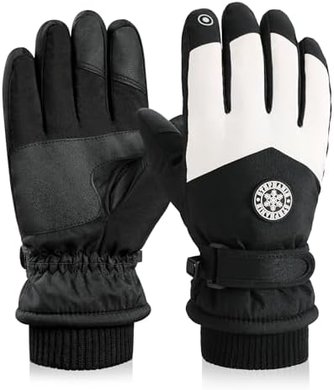 DOFOWORK Waterproof Breathable Ski & Snowboard Gloves
