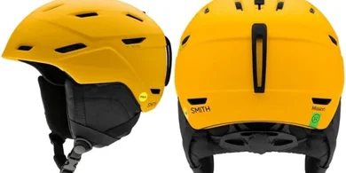 Smith MIPS Snow Helmet: Lightweight, Zonal Koroyd Protection (Matte Gold, Medium)
