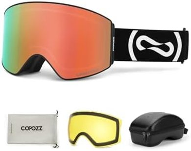 COPOZZ Photochromic Snow Goggles: Magnetic, UV-Protecting, OTG
