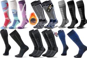 Ultimate Comfort: 5 Pairs of Cushioned Ski Socks