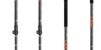 LEKI Helicon Lite: Adjustable Aluminum Ski Poles for Backcountry
