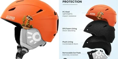 OutdoorMaster Anoa Kids Ski & Snowboard Helmet: Durable, Safe, & Cool