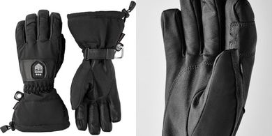 Hestra Heated Leather Ski Gloves: Waterproof & 5-Finger
