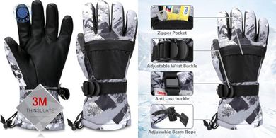 Warmest Waterproof Ski Gloves for All Ages & Outdoor Use
