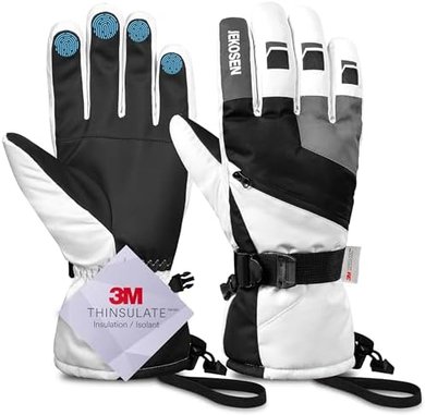 JEKOSEN 2024 Waterproof Winter Ski Gloves (Men