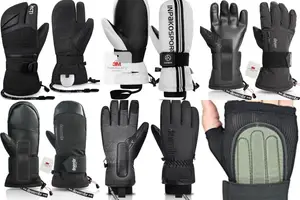 Best Ski Gloves with Superior Wrist Support