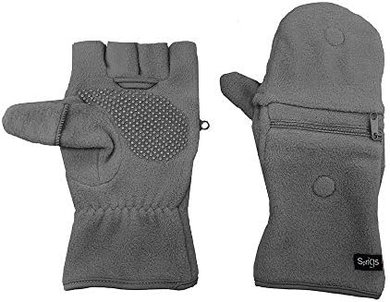 Sprigs Multi-Mitt Fingerless Gloves: Adjustable, with Phone Pocket