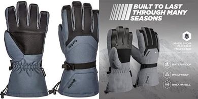 Waterproof Insulated Gore-Tex Ski & Snowboard Gloves
