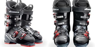 Nordica Sportmachine 3 90: Warm, waterproof, easy-entry touring ski boots.
