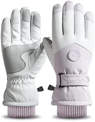 Waterproof, touchscreen winter gloves for men, women, and youth.