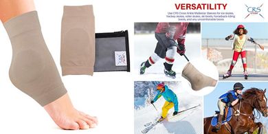 Ankle Gel Sleeves: Padded Skate Socks for Sports & Boots
